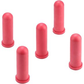 Zerodis 5PCS Farm Animal Feeding Milk Nipple, 10cm Length Rubber Milk Drinking Feeder Nipples for Little Cot Calf Livestock