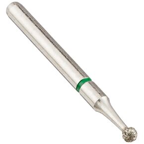 Crosstech 801/012C Diamond Bur متعدد الاستخدام، ساق قبضة الاحتكاك، خشن، مستدير، حجم الرأس 1.2 مم، عبوة من 5 قطع in Kuwait