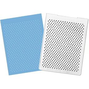 3-D Textured Impressions Reed Grass Embossing Folder, Background Plastic Embossing Folder Template for Card Making Scrapbooking Paper Craft Album Stamps DIY Décor