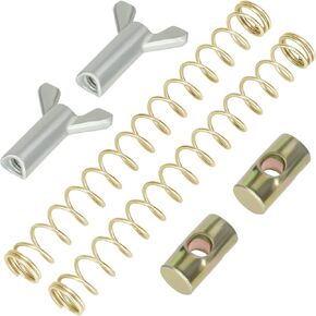YOXUFA Rear Drum Brake Cable Adjuster Hardware Kit for TRX125 250 300 400 450 TRX500 ATC125M ATC200S ATC250SX ATC250ES ATV ATC Rear Brake Cable Wing Nut Adjuster Arm Joint Spring Parts