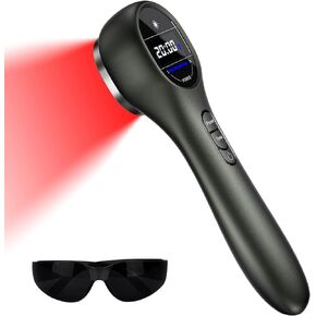 Anyork Red Light Device for Body, Near Infrared Light for Joint Muscle Reliefwith LED Display (3 x 808nm +14 x 650nm)
