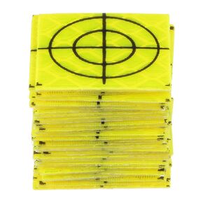 HARFINGTON 30pcs Survey Reflector Sheets 20x20mm Self-Adhesive Reflective Tape Survey Target Mark for Total Stations, Green