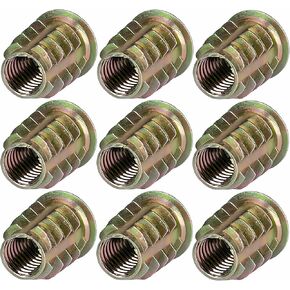M4 x 10 mm Threaded Inserts Nuts, Hex Drive Threaded Wood Inserts, Threaded Wood Inserts Bolt Fastener Connector Hex Socket Drive for Wood Furniture, 150Pcs in Kuwait