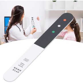 Eye Test Chart for Kids, Children Vision Optometry Test Card Clear Cartoon Pattern Fixation Stick Vision Tester Waterproof Coating Thicken Eye Vision Test Card for Eye Hospital