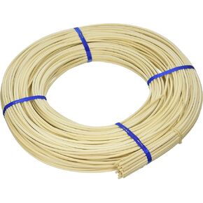 Commonwealth Basket Round Reed #5 3-1/4mm 1-Pound Coil, Approximately 360-Feet