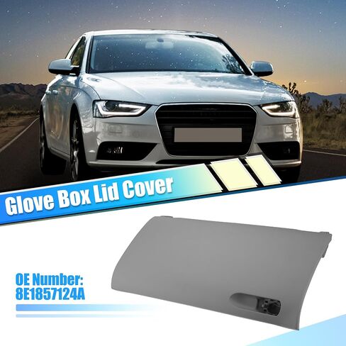 uxcell Dash Glove Box Door Lid Cover for Audi A4 S4 2001-2008 Glove Compartment Lid No.8E1857124A Gray in Saudi Arabia