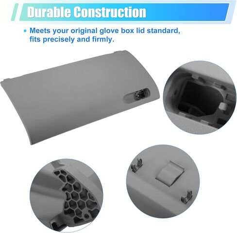 uxcell Dash Glove Box Door Lid Cover for Audi A4 S4 2001-2008 Glove Compartment Lid No.8E1857124A Gray in Saudi Arabia