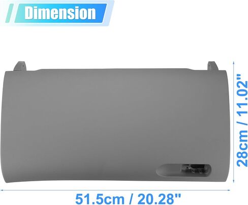 uxcell Dash Glove Box Door Lid Cover for Audi A4 S4 2001-2008 Glove Compartment Lid No.8E1857124A Gray in Saudi Arabia