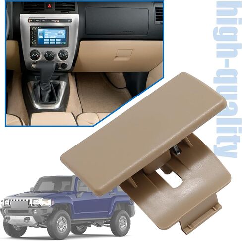 Glove Box Latch Replaces 10391625 Compatible with Chevy Colorado GMC Canyon 2004-2012 Compatible with Hummer H3 2006-2010 Front Glove Box Door Lock Opening Handle (Black) in Saudi Arabia