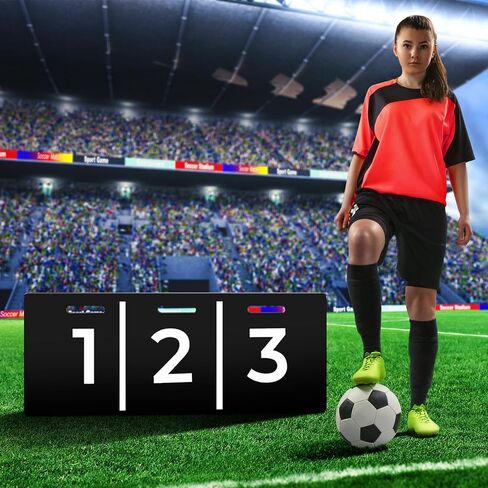 RoundFunny Soccer Rebounder Board مقاس 40 بوصة × 16 بوصة جدار تمرير كرة القدم ثنائي الزاوية قابل للطي مع 20 قطعة من مخاريط كرة القدم معدات ترتد للخلف للتدريب على ممارسة الرماية in Kuwait