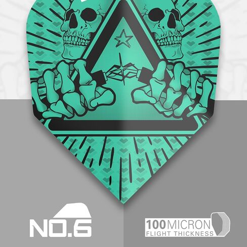 Target Darts Rob Cross Ink Design No.6 Dart Flights - 3 Set Pack (9 in Total) in Saudi Arabia