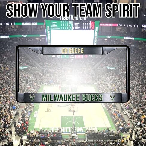 Philadelphia 76ers Premium Black Long Lasting Zinc Alloy NBA License Plate Frame – 2 Screw Tag Holder with Highlighted Team Pride and Team Cheer - Complements Any Color of Truck, SUV, Car in Kuwait