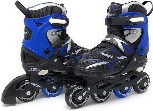 Chicago Skates Boys Adjustable Inline Skates - Medium Sizes J13-4 - Blue in Saudi Arabia