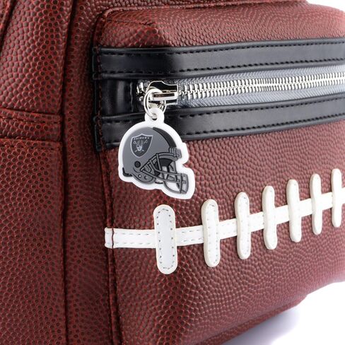 Loungefly NFL: حقيبة ظهر تحمل شعار Las Vegas Raiders Pigskin in Saudi Arabia