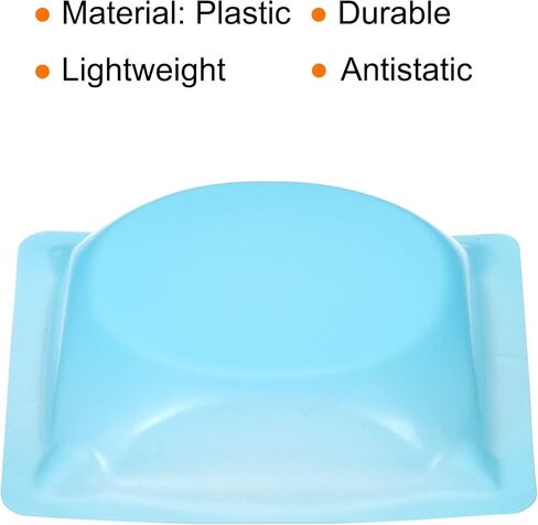 PATIKIL Square Weigh Boats, 7 Pack Plastic Small Scale Trays Powder Dispenser for Weighing Mixing, Blue in Kuwait