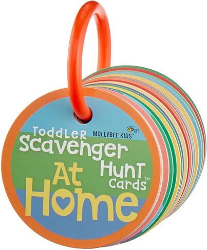 MOLLYBEE Kids Preschool Scavenger Hunt Cards at Home, Preschool Games, Gifts for Ages 3,4 in Saudi Arabia