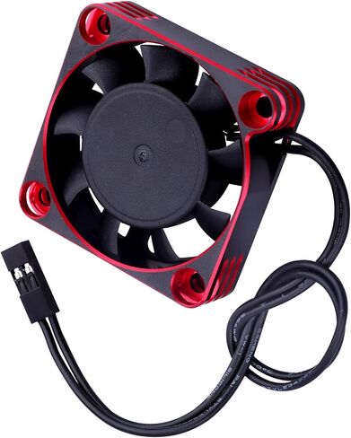 High Speed RC Motor Cooling Fan 40x40mm for ESC/Motor Heat Sink Replacement (Red) in Saudi Arabia