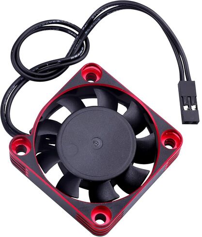 High Speed RC Motor Cooling Fan 40x40mm for ESC/Motor Heat Sink Replacement (Red) in Saudi Arabia