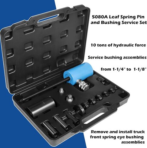 Sunluway 5080A Leaf Spring Pin and Bushing Service Set (Truck Front) Deliver 10 Tons of Hydraulic Force,Spring Pin Bushing Puller Tool in Saudi Arabia