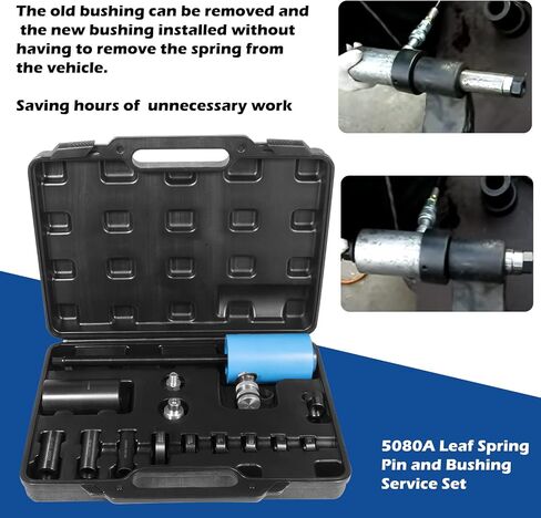 Sunluway 5080A Leaf Spring Pin and Bushing Service Set (Truck Front) Deliver 10 Tons of Hydraulic Force,Spring Pin Bushing Puller Tool in Saudi Arabia