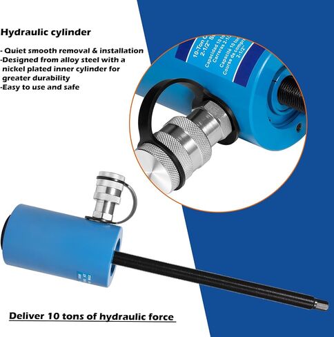 Sunluway 5080A Leaf Spring Pin and Bushing Service Set (Truck Front) Deliver 10 Tons of Hydraulic Force,Spring Pin Bushing Puller Tool in Saudi Arabia