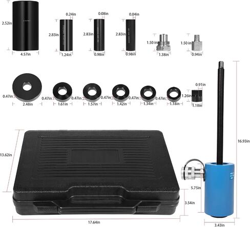 Sunluway 5080A Leaf Spring Pin and Bushing Service Set (Truck Front) Deliver 10 Tons of Hydraulic Force,Spring Pin Bushing Puller Tool in Saudi Arabia