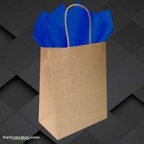 تغليف فليكسيكور| مناديل ورقية لتغليف الهدايا|15 بوصة × 20 بوصة|100 قطعة (أزرق ياقوتي، 100 ورقة) in Saudi Arabia