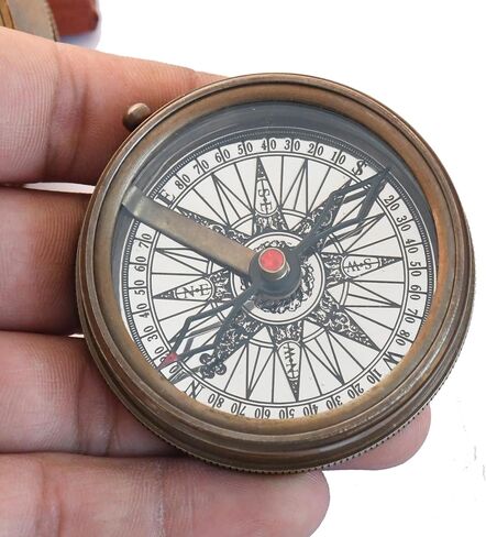 Engraved Compass, to My Husband I Love You, Brass Compass Engraved Gifts for Men, Bronze for Men, Romantic Gifts for Him/Her, Keepsake Gifts for Husband in Saudi Arabia