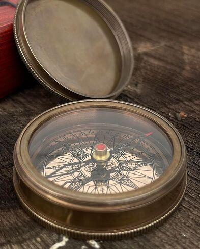 Engraved Compass, to My Husband I Love You, Brass Compass Engraved Gifts for Men, Bronze for Men, Romantic Gifts for Him/Her, Keepsake Gifts for Husband in Saudi Arabia