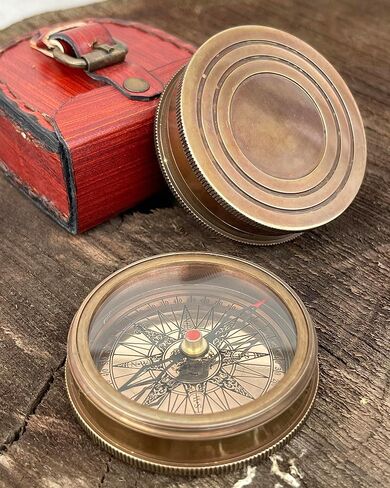 Engraved Compass, to My Husband I Love You, Brass Compass Engraved Gifts for Men, Bronze for Men, Romantic Gifts for Him/Her, Keepsake Gifts for Husband in Saudi Arabia