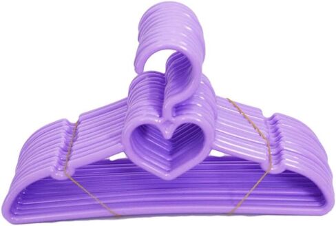 24 MBD Purple Heart Hangers Fits 18 Inch Dolls-Doll Clothes Hanger in Kuwait