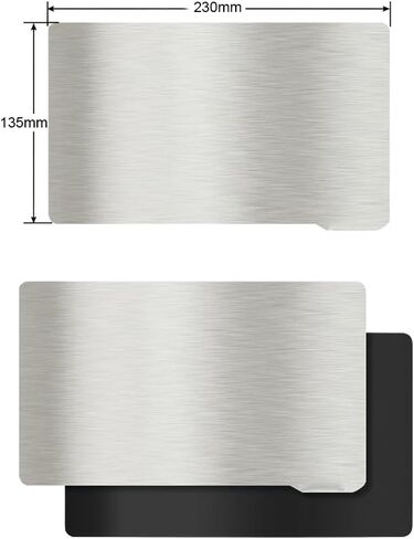 HysiPrui Flexible Spring Steel Magnetic Build Plate for Resin 3D Printer - SLA 3D Printer Parts/Accessories Replacement Build Platform Bed Compatible with Anycubic Photon M5s 230x135mm in Saudi Arabia