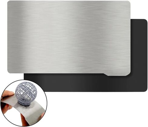 HysiPrui Flexible Spring Steel Magnetic Build Plate for Resin 3D Printer - SLA 3D Printer Parts/Accessories Replacement Build Platform Bed Compatible with Anycubic Photon M5s 230x135mm in Saudi Arabia