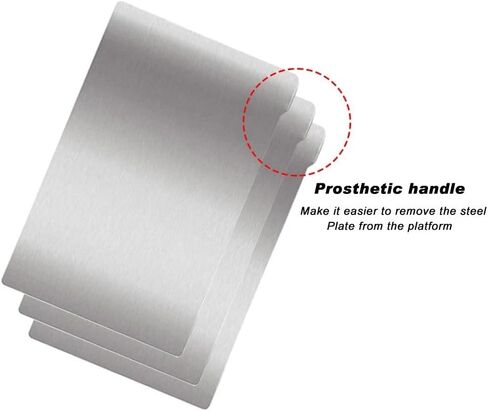 HysiPrui Flexible Spring Steel Magnetic Build Plate for Resin 3D Printer - SLA 3D Printer Parts/Accessories Replacement Build Platform Bed Compatible with Anycubic Photon M5s 230x135mm in Saudi Arabia