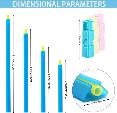 مشابك شرائح HXLVENDORS، سدادة أكياس الرقائق، 14 قطعة من مشابك الأكياس للطعام مثالية لمشابك الرقائق ومشابك الأكياس ومشابك الطعام in Kuwait