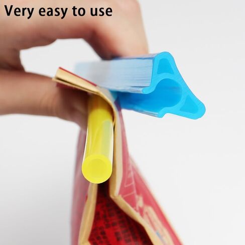 مشابك شرائح HXLVENDORS، سدادة أكياس الرقائق، 14 قطعة من مشابك الأكياس للطعام مثالية لمشابك الرقائق ومشابك الأكياس ومشابك الطعام in Kuwait