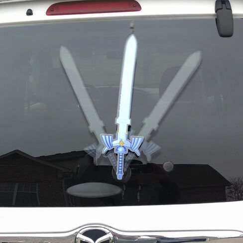 يتم ربط Master Sword of Zelda WiperTags USA بشفرات ممسحة السيارة الخلفية in Saudi Arabia