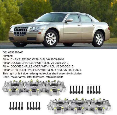 HRepair 2 قطعة 4892293AC صمام العادم روك الأسلحة الروك ذراع رمح رافع الجمعية صالح ل دودج تشارجر تشالنجر رحلة 3.5L 2005-2010 لكرايسلر 300 باسيفيكا مع محرك 3.5/4.0 2004-2008 in Saudi Arabia