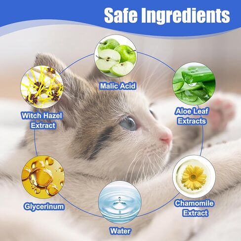 عبوة واحدة من مناديل تنظيف أذن الكلاب من أفونت، غمد لطيف لتنظيف الأذن للقطط والحيوانات الأليفة، 50 قطعة للاستعمال مرة واحدة in Kuwait