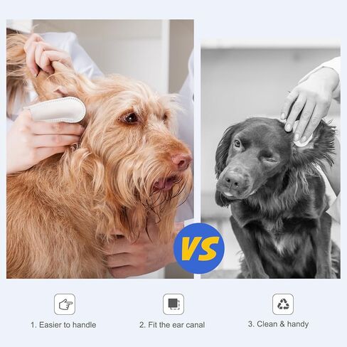 عبوة واحدة من مناديل تنظيف أذن الكلاب من أفونت، غمد لطيف لتنظيف الأذن للقطط والحيوانات الأليفة، 50 قطعة للاستعمال مرة واحدة in Kuwait