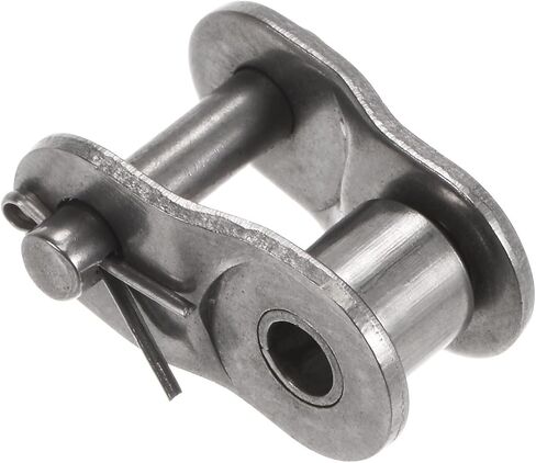 uxcell 6Pcs #50 Chain Offset Half Link Roller 5/8" Pitch Stainless Steel Standard Chain End Connector Split Links for 10A Chain in Saudi Arabia