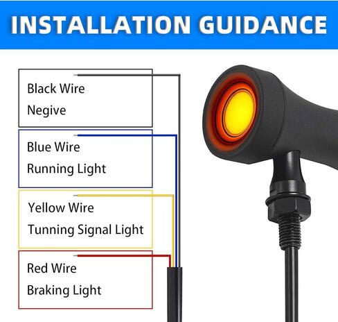BOSYCY دراجة نارية بدوره إشارات أضواء LED الذيل مع بارد الجمجمة 2-حزمة، 40 المصابيح الحمراء العنبر للفرامل الخلفية مؤشر الذيل الوامض العالمي صالح هارلي هوندا كاواساكي سوزوكي انتصار (الجمجمة الكروم) in Kuwait