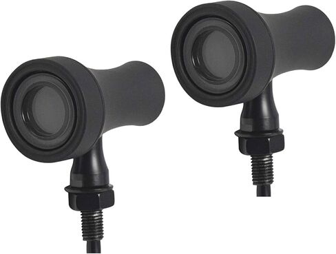 BOSYCY دراجة نارية بدوره إشارات أضواء LED الذيل مع بارد الجمجمة 2-حزمة، 40 المصابيح الحمراء العنبر للفرامل الخلفية مؤشر الذيل الوامض العالمي صالح هارلي هوندا كاواساكي سوزوكي انتصار (الجمجمة الكروم) in Kuwait