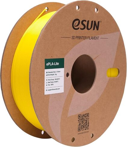 eSUN PLA Filament 1.75mm, High Toughness 3D Printer Filament Upgraded PLA Filament, Dimensional Accuracy +/- 0.03mm, 1KG Cardboard Spool (2.2 LBS) 3D Printing Filament for 3D Printers, Black in Saudi Arabia