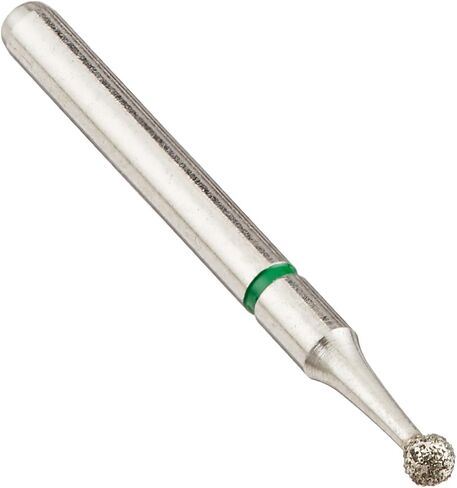 Crosstech 801/012C Multi-Use Diamond Bur, Friction Grip Shank, Coarse, Round, 1.2mm Head Size, Pack of 5 in Saudi Arabia