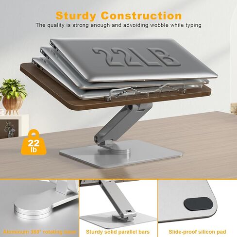 حامل كتب كاري كاثي للقراءة، حامل قابل للتعديل بقاعدة دوارة 360 درجة ومشابك للصفحات، شاشة عرض كتب سطح المكتب قابلة للطي، حامل كتب الطبخ، للمطبخ، المكتب المنزلي، الكمبيوتر المحمول، الكمبيوتر اللوحي، كيندل in Kuwait