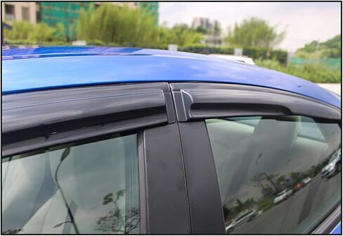 BeeGo Window Vent Visor Deflectors Rain Guards 6pcs Compatible with Toyota Rav4 2019 2020 2021 2022 2023 Rain Guards for Car Windows Accessories Black Sports Style in Saudi Arabia