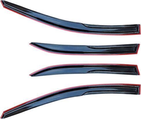 BeeGo Window Vent Visor Deflectors Rain Guards 6pcs Compatible with Toyota Rav4 2019 2020 2021 2022 2023 Rain Guards for Car Windows Accessories Black Sports Style in Saudi Arabia