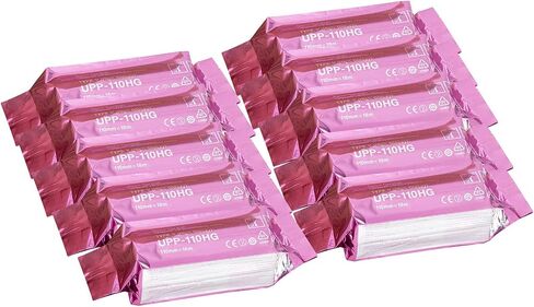 UPP-110HG Sony Compatible Ultrasound Paper(110mm x 18m)10 roll,for Sony Ultrasound Thermal Print Film in Saudi Arabia