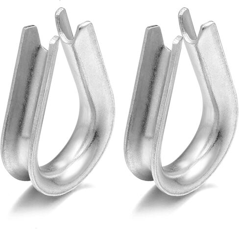 8 PCS M10 Stainless Steel Thimbles for 3/8 inch (10mm) Diameter Wire Rope Cable Timble Rigging in Saudi Arabia